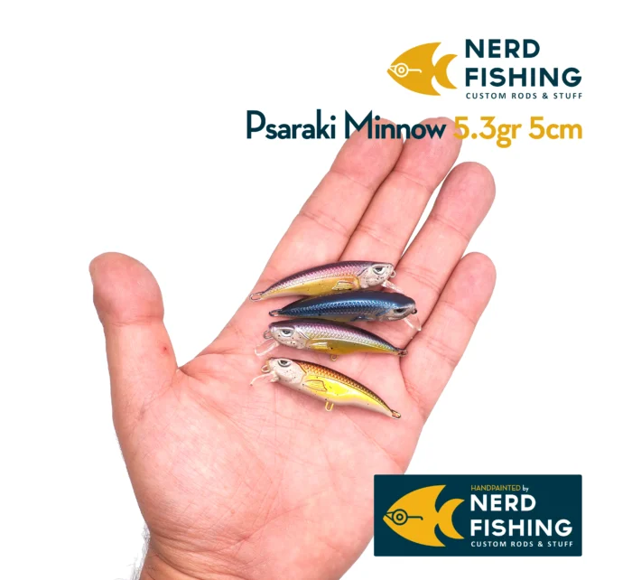 Τεχνητό Psaraki Minnow "Golden Spicara" 5εκ 5,3γρ - Image 1