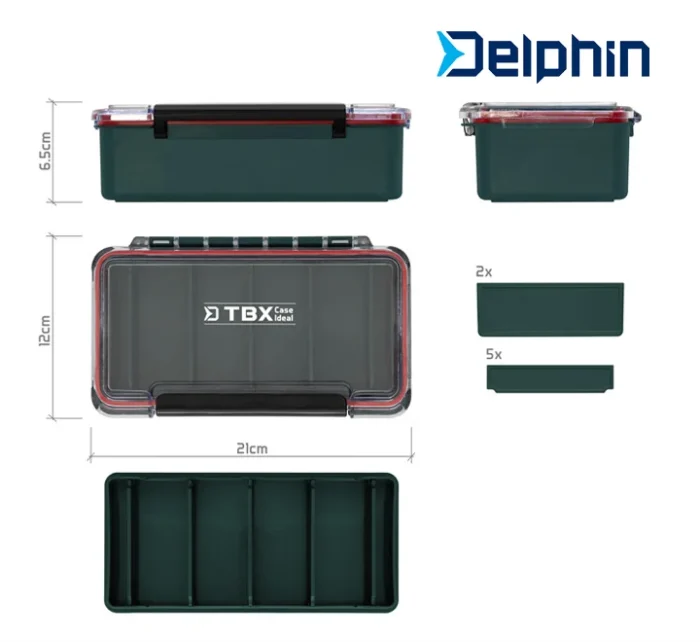 Στεγανή Κασετίνα Τεχνητών Delphin "TBX Case Clip Ideal" - Image 4