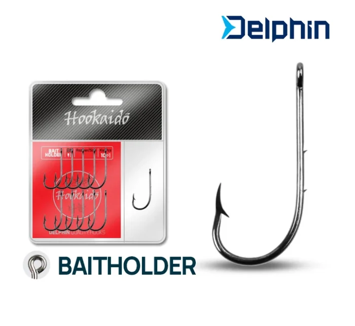 Αγκίστρι με Κρίκο Delphin "BAITHOLDER" - Image 1