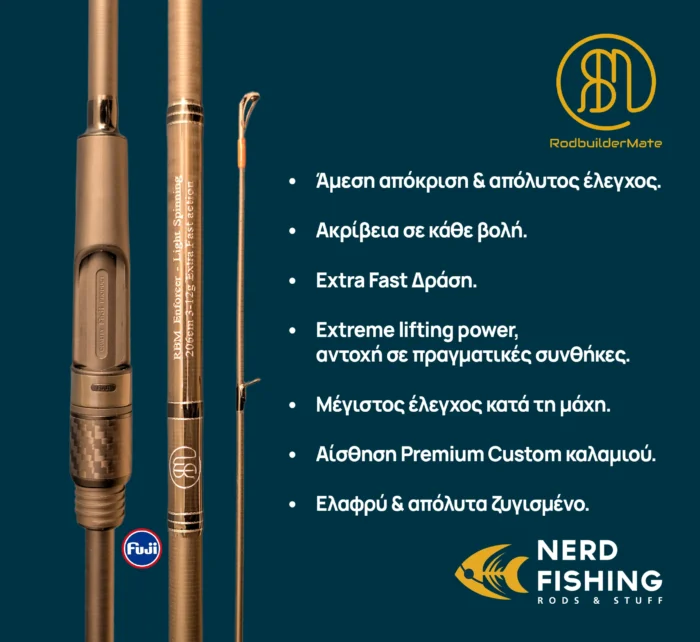 Καλάμι LRF "RBM Enforcer" Tubular Tip 4-17,5gr - Image 7