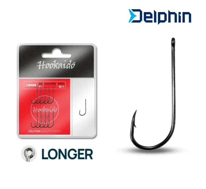 Αγκίστρι με Κρίκο Delphin "LONGER" - Image 1