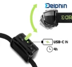 Φακός Κεφαλής Επαναφορτιζόμενος με USB-C Φόρτιση "ORBIX" - Image 2