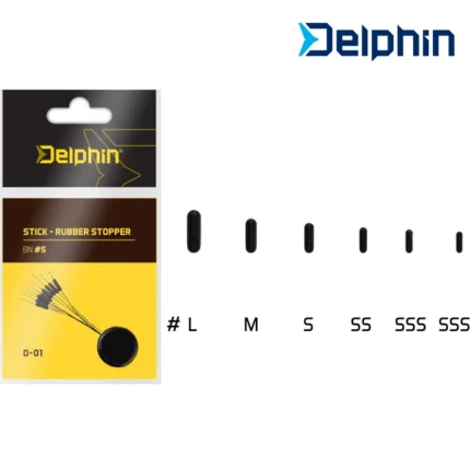 Ελαστικό Στοπεράκι Μαύρο Delphin