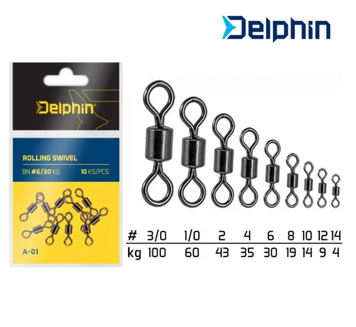 Στριφτάρι Delphin "Swivel A-01" - Image 1