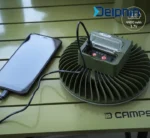 Λάμπα / Ανεμιστήρας Επαναφορτιζόμενος με USB-C Φόρτιση "Ventix" - Image 6