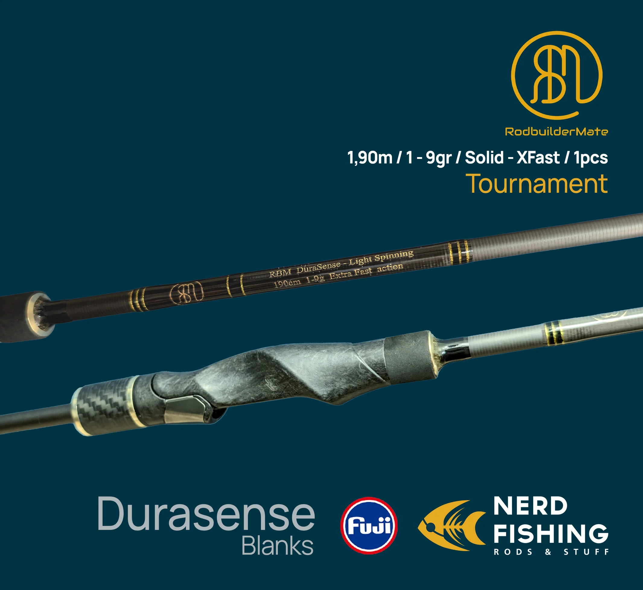 dura tournament 1-9gr solid Καλάμι LRF "RBM Durasense" X-Fast 1-9gr - Image 7