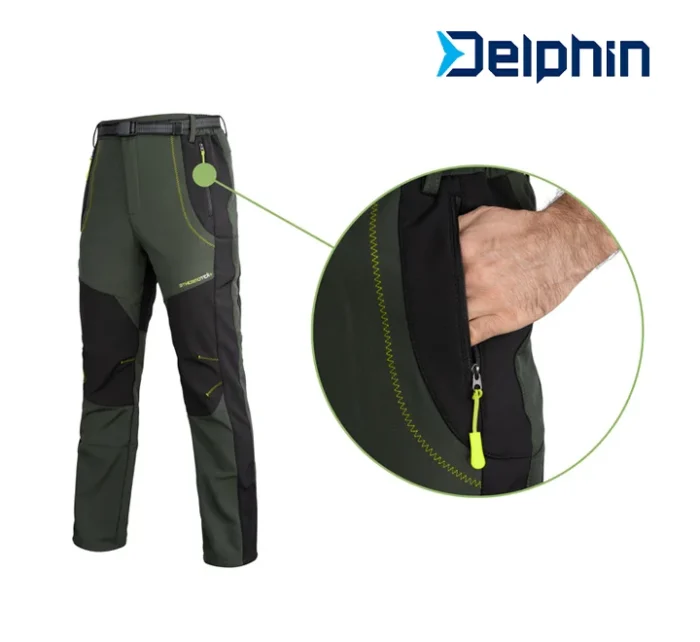 Παντελόνι Softshell με Fleece Επένδυση Delphin "ThermoTEX Plus+" - Image 3